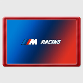 Магнит 45*70 с принтом БМВ - Pro Racing в городе Новоалтайск, Пластик | Размер: 78*52 мм; Размер печати: 70*45 | Тематика изображения на принте: auto | b m w | bmv | bmw | logo | m power | moto | performance | power | pro | racing | series | sport | авто | б м в | бмв | лого | логотип | марка | мото | перфоманс | символ | спорт