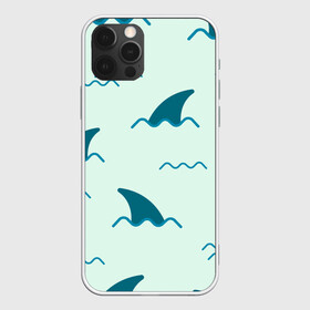 Чехол для iPhone 12 Pro Max с принтом Плавники акул в городе Новоалтайск, Силикон |  | shark | акула | акулы | жители | море | морские | океан | плавники | рыба