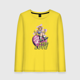 Женский лонгслив хлопок с принтом Kawaii Heart Anime Love в городе Новоалтайск, 100% хлопок |  | anime | chibi | in love | japan | japanese | kanji | kawaii | manga | mood | waifu | анимешник | анимешница | влюблена | влюблённость | кандзи | любовь | манга | настроение | рисунок в стиле аниме | розовое сердце | сердце