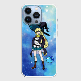 Чехол для iPhone 13 Pro с принтом Убивая слизней 300 лет в городе Новоалтайск,  |  | anime girl | адзуса | адзуса аидзава | аниме герои | аниме девушка | ведьма | волшебница | девочка | девушка в шляпе | магия | персонажи аниме | слизь