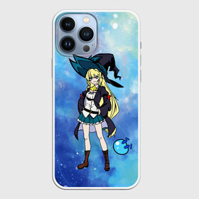 Чехол для iPhone 13 Pro Max с принтом Убивая слизней 300 лет в городе Новоалтайск,  |  | anime girl | адзуса | адзуса аидзава | аниме герои | аниме девушка | ведьма | волшебница | девочка | девушка в шляпе | магия | персонажи аниме | слизь