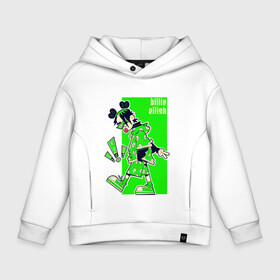 Детское худи Oversize хлопок с принтом Billie Eilish в городе Новоалтайск, френч-терри — 70% хлопок, 30% полиэстер. Мягкий теплый начес внутри —100% хлопок | боковые карманы, эластичные манжеты и нижняя кромка, капюшон на магнитной кнопке | billie eilish | darkroom | interscope | pukkelpop | музыка