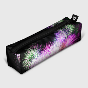 Пенал школьный 3D Салют: в городе Новоалтайск, 100% полиэстер | плотная ткань, застежка на молнии | firework | вспышки | праздник | салют | фейерверк