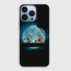 Чехол для iPhone 13 Pro с принтом Ночная прогулка в городе Новоалтайск,  |  | arkade | cup head | cuphead | game | games | аркада | игра | игры | кап хэд | капхед | купа хэд | сгз руфв | сгзруфв | чашкоголовый