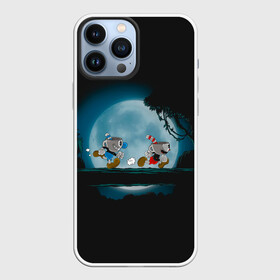 Чехол для iPhone 13 Pro Max с принтом Ночная прогулка в городе Новоалтайск,  |  | arkade | cup head | cuphead | game | games | аркада | игра | игры | кап хэд | капхед | купа хэд | сгз руфв | сгзруфв | чашкоголовый