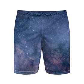 Мужские шорты спортивные с принтом Космос в городе Новоалтайск,  |  | вселенная | галактика | галактики | звёздный | звёзды | космические | космический | космическое | космос