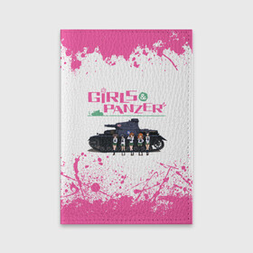 Обложка для паспорта матовая кожа с принтом Девушки и танки Pink (Z) в городе Новоалтайск, натуральная матовая кожа | размер 19,3 х 13,7 см; прозрачные пластиковые крепления | anime | girls und panzer | panzer | аниме | анцио | гарудзу андо панца | девушки и танки | куромориминэ | манго | оараи | пик чёрного леса | сандерс | спокон