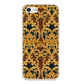 Чехол для iPhone 5/5S матовый с принтом luxury style в городе Новоалтайск, Силикон | Область печати: задняя сторона чехла, без боковых панелей | 3d | 3д | luxury | абстракция | золото | паттерн | роскошь | текстуры