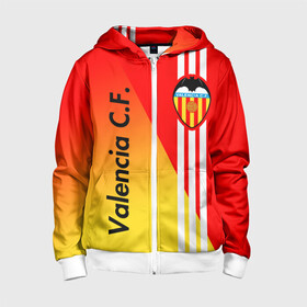 Детская толстовка 3D на молнии с принтом FC VALENCIA ФК ВАЛЕНСИЯ в городе Новоалтайск, 100% полиэстер |  манжеты и пояс оформлены широкой мягкой резинкой, двухслойный капюшон со шнурком для регулировки, спереди карманы и застежка-молния
 | fc valencia | fifa | football | football club. | sport | uefa | английская премьер лига | лига финал | матч | спорт | уефа | финал | фифа | фк валенсия | футбол | футбольный клуб