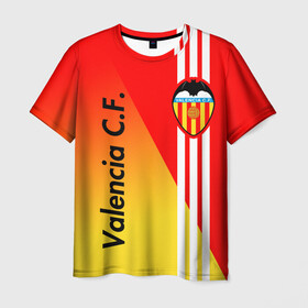 Мужская футболка 3D с принтом FC VALENCIA ФК ВАЛЕНСИЯ в городе Новоалтайск, 100% полиэфир | прямой крой, круглый вырез горловины, длина до линии бедер | fc valencia | fifa | football | football club. | sport | uefa | английская премьер лига | лига финал | матч | спорт | уефа | финал | фифа | фк валенсия | футбол | футбольный клуб