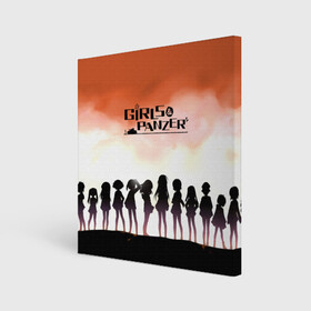 Холст квадратный с принтом Girls und Panzer Poster (Z) в городе Новоалтайск, 100% ПВХ |  | anime | girls und panzer | panzer | аниме | анцио | гарудзу андо панца | девушки и танки | куромориминэ | манго | оараи | пик чёрного леса | сандерс | спокон