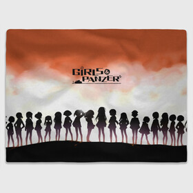 Плед 3D с принтом Girls und Panzer Poster (Z) в городе Новоалтайск, 100% полиэстер | закругленные углы, все края обработаны. Ткань не мнется и не растягивается | anime | girls und panzer | panzer | аниме | анцио | гарудзу андо панца | девушки и танки | куромориминэ | манго | оараи | пик чёрного леса | сандерс | спокон