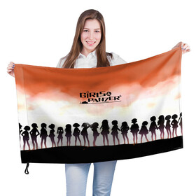 Флаг 3D с принтом Girls und Panzer Poster (Z) в городе Новоалтайск, 100% полиэстер | плотность ткани — 95 г/м2, размер — 67 х 109 см. Принт наносится с одной стороны | anime | girls und panzer | panzer | аниме | анцио | гарудзу андо панца | девушки и танки | куромориминэ | манго | оараи | пик чёрного леса | сандерс | спокон