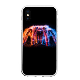 Чехол для iPhone XS Max матовый с принтом НЕОНОВЫЙ ПАУК  NEON в городе Новоалтайск, Силикон | Область печати: задняя сторона чехла, без боковых панелей | tegunvteg | глаза | животные | макро | насекомые | паук | природа