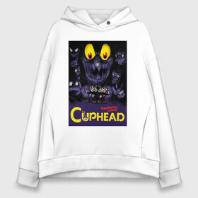 Женское худи Oversize хлопок с принтом Its a trap в городе Новоалтайск, френч-терри — 70% хлопок, 30% полиэстер. Мягкий теплый начес внутри —100% хлопок | боковые карманы, эластичные манжеты и нижняя кромка, капюшон на магнитной кнопке | arkade | cup head | cuphead | game | games | аркада | игра | игры | кап хэд | капхед | купа хэд | сгз руфв | сгзруфв | чашкоголовый