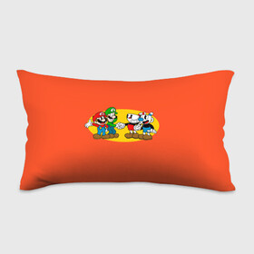 Подушка 3D антистресс с принтом CupHead x Mario в городе Новоалтайск, наволочка — 100% полиэстер, наполнитель — вспененный полистирол | состоит из подушки и наволочки на молнии | arkade | cup head | cuphead | game | games | mario | аркада | игра | игры | кап хэд | капхед | купа хэд | марио | сгз руфв | сгзруфв | чашкоголовый