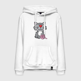 Мужская толстовка с принтом Smiling Cat в городе Новоалтайск, френч-терри, мягкий теплый начес внутри (100% хлопок) | карман-кенгуру, эластичные манжеты и нижняя кромка, капюшон с подкладом и шнурком | animal | cat | cute | kitty | meow | друг | животные | киска | китти | кот | котенок | котик | котэ | кошечка | кошка | милый | мур | мяу | питомец