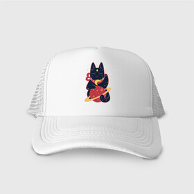 Кепка тракер с сеткой с принтом Space cat в городе Новоалтайск, трикотажное полотно; задняя часть — сетка | длинный козырек, универсальный размер, пластиковая застежка | Тематика изображения на принте: animal | cat | cute | kitty | meow | nasa | space | друг | животные | киска | китти | космонавт | космос | кот | котенок | котик | котэ | кошечка | кошка | милый | мур | мяу | питомец | планета