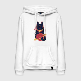 Мужская толстовка с принтом Space cat в городе Новоалтайск, френч-терри, мягкий теплый начес внутри (100% хлопок) | карман-кенгуру, эластичные манжеты и нижняя кромка, капюшон с подкладом и шнурком | Тематика изображения на принте: animal | cat | cute | kitty | meow | nasa | space | друг | животные | киска | китти | космонавт | космос | кот | котенок | котик | котэ | кошечка | кошка | милый | мур | мяу | питомец | планета