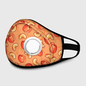 Маска из неопрена с принтом Яблоки в городе Новоалтайск, неопрен 100% | Форма огибающая нос. Резинки для ушей с дополнительной резинкой на затылке. Клапан для выдоха для активного дыхания при занятиях спортом. Эластичный материал маски и окантовки для лучшего растяжения и прилегания маски.  | apple | art | background | drawing | food | fruit | texture | арт | еда | рисунок | текстура | фон | фрукты | яблоки