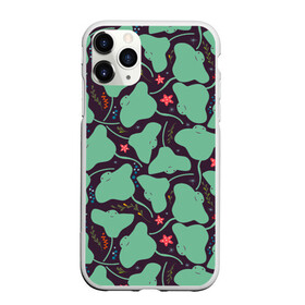 Чехол для iPhone 11 Pro Max матовый с принтом Скаты в городе Новоалтайск, Силикон |  | manta | ocean | манта | морской дьявол | океанский | скат | скаты