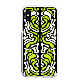 Чехол для iPhone XS Max матовый с принтом УФО УЗОР в городе Новоалтайск, Силикон | Область печати: задняя сторона чехла, без боковых панелей | Тематика изображения на принте: абстракция | инопланетянин | киберпанк | костюм | необычное | пришельцы | узор | фантастика