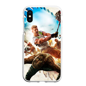 Чехол для iPhone XS Max матовый с принтом Logan в городе Новоалтайск, Силикон | Область печати: задняя сторона чехла, без боковых панелей | Тематика изображения на принте: dead island | game | games | zombi | zomby | апокалепсис | апокалипсис | вуфв шыдфтв | дэд исланд | зомби | игра | игры | мертвый остров