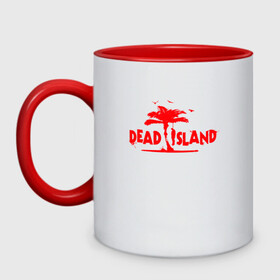 Кружка двухцветная с принтом Dead island в городе Новоалтайск, керамика | объем — 330 мл, диаметр — 80 мм. Цветная ручка и кайма сверху, в некоторых цветах — вся внутренняя часть | dead island | game | games | zombi | zomby | апокалепсис | апокалипсис | вуфв шыдфтв | дэд исланд | зомби | игра | игры | мертвый остров
