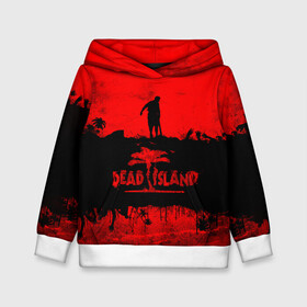 Детская толстовка 3D с принтом Island of blood в городе Новоалтайск, 100% полиэстер | двухслойный капюшон со шнурком для регулировки, мягкие манжеты на рукавах и по низу толстовки, спереди карман-кенгуру с мягким внутренним слоем | dead island | game | games | zombi | zomby | апокалепсис | апокалипсис | вуфв шыдфтв | дэд исланд | зомби | игра | игры | мертвый остров