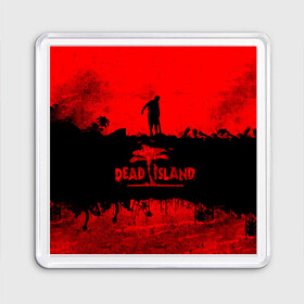 Магнит 55*55 с принтом Island of blood в городе Новоалтайск, Пластик | Размер: 65*65 мм; Размер печати: 55*55 мм | dead island | game | games | zombi | zomby | апокалепсис | апокалипсис | вуфв шыдфтв | дэд исланд | зомби | игра | игры | мертвый остров