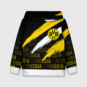 Детская толстовка 3D с принтом ФК БОРУССИЯ FC BORUSSIA в городе Новоалтайск, 100% полиэстер | двухслойный капюшон со шнурком для регулировки, мягкие манжеты на рукавах и по низу толстовки, спереди карман-кенгуру с мягким внутренним слоем | ballspielverein borussia 09 e v dortmund | borussia | fifa | football | sport | uefa | боруссия | германия. | лига финал | матч | спорт | уефа | финал | фифа | футбол | футбольный клуб