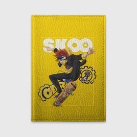 Обложка для автодокументов с принтом SK8 the Infinity Реки Кян в городе Новоалтайск, натуральная кожа |  размер 19,9*13 см; внутри 4 больших “конверта” для документов и один маленький отдел — туда идеально встанут права | Тематика изображения на принте: anime | kyan | reki | sk8 | sk8 the infinity | аниме | граффити | кян | манга | на скейте в бесконечность | рэки | скейт | скейт бесконечность | скейтборд | скейтбординг | скейтер