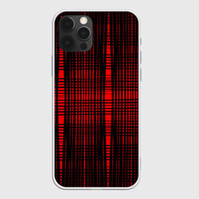 Чехол для iPhone 12 Pro Max с принтом ЧерНые линии на Красном в городе Новоалтайск, Силикон |  | красный | линии | полоски | полосы | черные линии