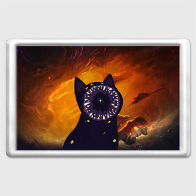 Магнит 45*70 с принтом Космический кот | Space Cat (Z) в городе Новоалтайск, Пластик | Размер: 78*52 мм; Размер печати: 70*45 | cat | cats | colors | galaxy | meow | paints | space | star
nebula | абстракция | вселенная | галактика | звезда | звезды | космический | кот | котик | котики | коты | кошка | кошки | красивая кошка | краски | мяу | планеты