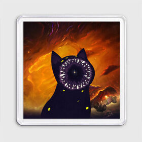 Магнит 55*55 с принтом Космический кот | Space Cat (Z) в городе Новоалтайск, Пластик | Размер: 65*65 мм; Размер печати: 55*55 мм | cat | cats | colors | galaxy | meow | paints | space | star
nebula | абстракция | вселенная | галактика | звезда | звезды | космический | кот | котик | котики | коты | кошка | кошки | красивая кошка | краски | мяу | планеты