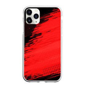 Чехол для iPhone 11 Pro Max матовый с принтом ЧЕРНО-КРАСНЫЙ ГРАНЖ | GRUNGE (Z) в городе Новоалтайск, Силикон |  | Тематика изображения на принте: abstract | geometry | geometry stripes | grunge | texture | абстракция | геометрические полосы | геометрия | гранж | красно черное | красное | текстура | черное