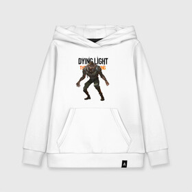 Детская толстовка хлопок с принтом Dying light Зараженный в городе Новоалтайск, 100% хлопок | Круглый горловой вырез, эластичные манжеты, пояс, капюшен | dying light | аномалия | зараженный | монстр | мутант | ужасы | урод | хоррор