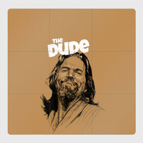 Магнитный плакат 3Х3 с принтом The Big Lebowski (Dude) в городе Новоалтайск, Полимерный материал с магнитным слоем | 9 деталей размером 9*9 см | Тематика изображения на принте: big lebowski | donney | dude | lebowski | the big lebowski | the dude | walter | большой лебовски | лебовски | чувак