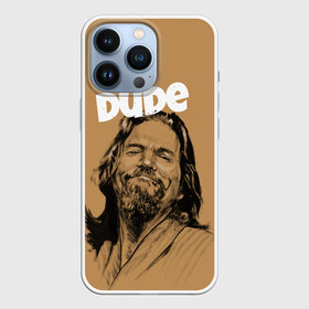 Чехол для iPhone 13 Pro с принтом The Big Lebowski (Dude) в городе Новоалтайск,  |  | Тематика изображения на принте: big lebowski | donney | dude | lebowski | the big lebowski | the dude | walter | большой лебовски | лебовски | чувак