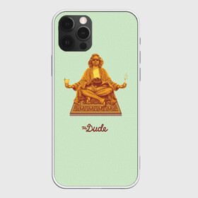 Чехол для iPhone 12 Pro Max с принтом The Dude meditation в городе Новоалтайск, Силикон |  | big lebowski | donney | dude | lebowski | the big lebowski | the dude | walter | большой лебовски | лебовски | чувак