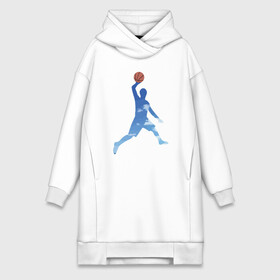 Платье-худи хлопок с принтом Sky Basketball в городе Новоалтайск,  |  | basketball | game | nba | sport | streetball | баскетбол | баскетболист | игра | игрок | мяч | нба | спорт | стритбол | тренер