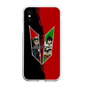 Чехол для iPhone XS Max матовый с принтом Аста Юно Чёрный клевер в городе Новоалтайск, Силикон | Область печати: задняя сторона чехла, без боковых панелей | asta | black bulls | black clover | quartet knights | yuno | акума | аниме | аста | блэк кловер | буракку куро:ба | демон | королевство клевера | король магов | лихт | магна | манга | пятилистник | черный бык | чёрный клев