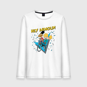 Мужской лонгслив хлопок с принтом Hey Arnold (Эй Арнольд) в городе Новоалтайск, 100% хлопок |  | arnie | arnold | burt | gerald | hey | johanssen | martin | nickelodeon | арни | арнольд | берт | джеральд | джохансен | мартин | мульт | мультфильм | никелодеон | эй