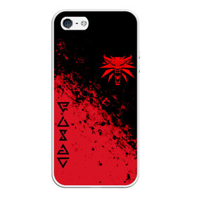 Чехол для iPhone 5/5S матовый с принтом THE WITCHER [3] в городе Новоалтайск, Силикон | Область печати: задняя сторона чехла, без боковых панелей | the witcher | the witcher wild hunt | ведьмак | ведьмак 3: дикая охота