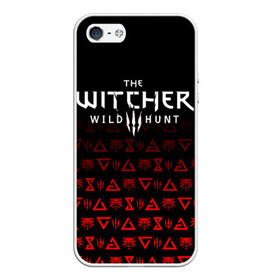Чехол для iPhone 5/5S матовый с принтом THE WITCHER [1] в городе Новоалтайск, Силикон | Область печати: задняя сторона чехла, без боковых панелей | the witcher | the witcher wild hunt | ведьмак | ведьмак 3: дикая охота