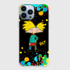 Чехол для iPhone 13 Pro Max с принтом Эй, Арнольд   Hey, Arnold в городе Новоалтайск,  |  | Тематика изображения на принте: arnold shortman | helga pataki | hey | hey arnold | nickelodeon | арнольд | арнольд шортмэн | гарольд | детям | джеральд | мальчик | мультфильм | никелодеон | парень | репоголовый | ронда | сидни | старые мультики | стинки
