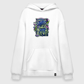 Худи SuperOversize хлопок с принтом Воин Ацтек - Aztec Warrior в городе Новоалтайск, 70% хлопок, 30% полиэстер, мягкий начес внутри | карман-кенгуру, эластичная резинка на манжетах и по нижней кромке, двухслойный капюшон
 | ethnic | indians | maya | mayans | mexico | pattern | skeleton | tribal | ацтеки | индейцы | майа | майанцы | майянцы | маори | мексика | мексиканец | мифология | перья | племенной узор | рука скелета | скелет | теночтитлан | узоры