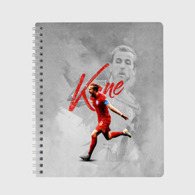Тетрадь с принтом Harry Kane footballer в городе Новоалтайск, 100% бумага | 48 листов, плотность листов — 60 г/м2, плотность картонной обложки — 250 г/м2. Листы скреплены сбоку удобной пружинной спиралью. Уголки страниц и обложки скругленные. Цвет линий — светло-серый
 | англия | гарри | кейн | номер кейна | сборная англии | сборная англии по футболу | форма | форма гарри кейна | форма кейна | футбол | футболисты | футбольная сборная | футбольная форма