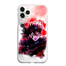 Чехол для iPhone 11 Pro Max матовый с принтом Чёрный клевер Черный Аст а в городе Новоалтайск, Силикон |  | asta | black bulls | black clover | quartet knights | yuno | акума | аниме | аста | блэк кловер | буракку куро:ба | демон | королевство клевера | король магов | лихт | магна | манга | пятилистник | черный бык | чёрный клев