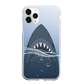 Чехол для iPhone 11 Pro Max матовый с принтом Акула под водой в городе Новоалтайск, Силикон |  | shark | акула | акулы | жители | клыки | море | морские | океан | рыба